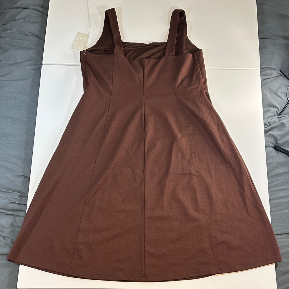 A New Day Brown Maxi Dress NWT Size XL - Picture 6 of 7